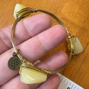 Yellow Bourbon and Bowties Bracelet